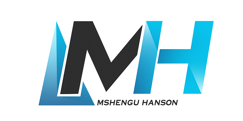 Screenshot of Mshengu Hanson website